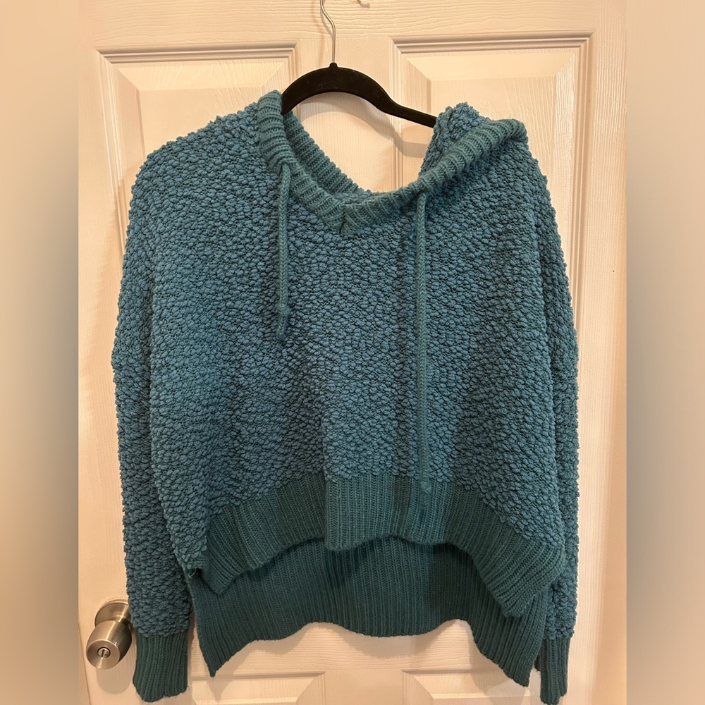 Pol Green/Blue Sweater Hoodie